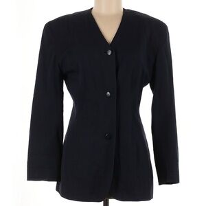 vintage gordon henderson black blazer jacket size 6